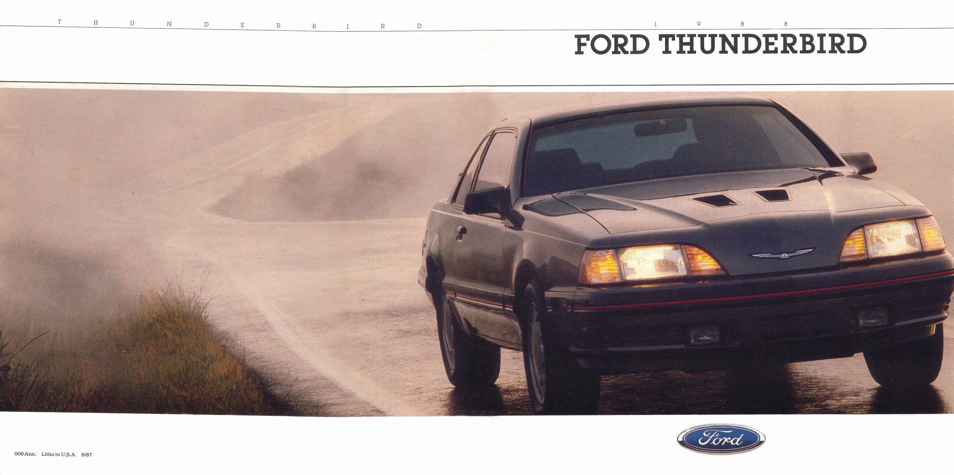 1988 Ford Thunderbird brochure